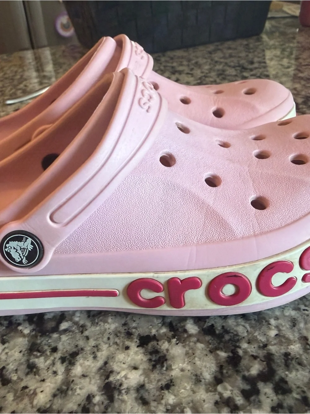 Crocs Bayaband Clogs Ballerina Pink Size J3